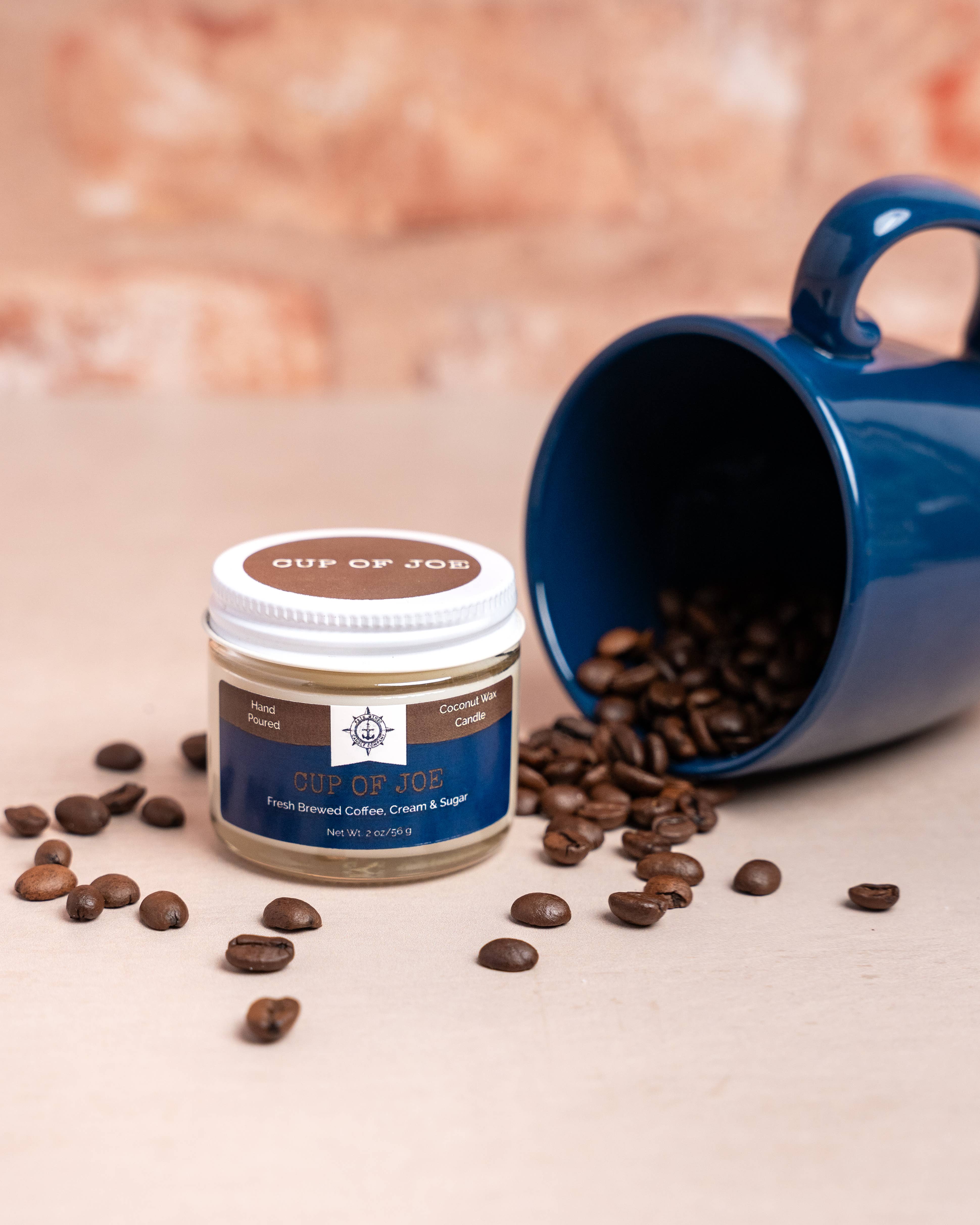 Fair Winds Candle Company - Wholesale Jar/Filled Candle - CUP OF JOE mini candle2