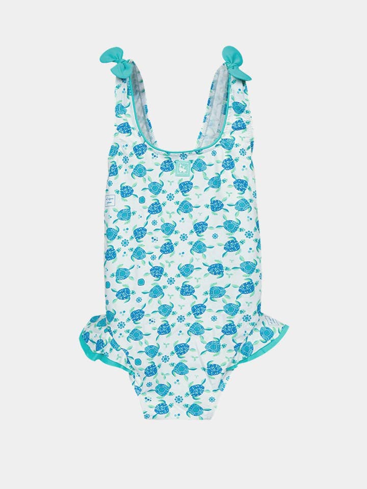 BLÅ SKÖLDPADDFLICKANS BADDRÄKT för wholesale av Al Agua Patos