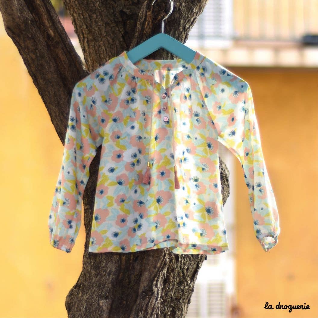 LA DROGUERIE - Wholesale Craft Sewing Kit - "Sewing pattern for the 'Saint-Martin-de-Ré' blouse"1