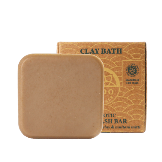 Indo Naturals - Wholesale Bar Soap - CLAY BATH: Body Wash - Probiotic Soap Bar0