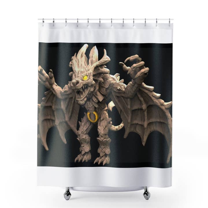 Rock Creature Duschvorhänge für den Großhandel von Marick Booster