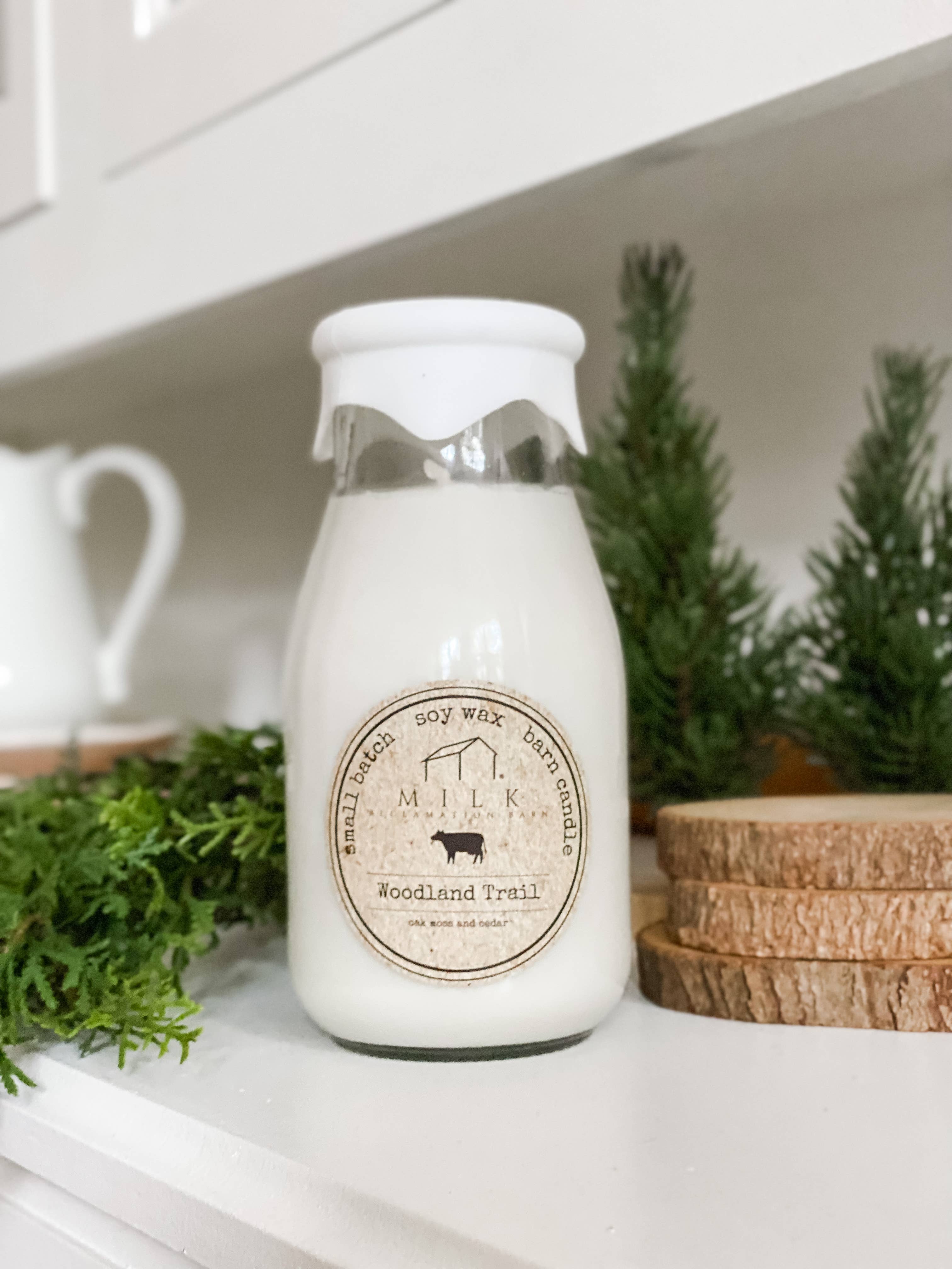Milk Reclamation Barn - Wholesale Jar/Filled Candle - Milk Bottle Candle 13 oz34
