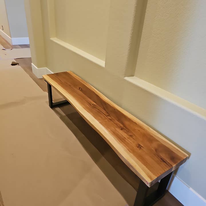 Heft Home - Wholesale Bench - Dining Bench Live Edge – Solid South American Walnut1