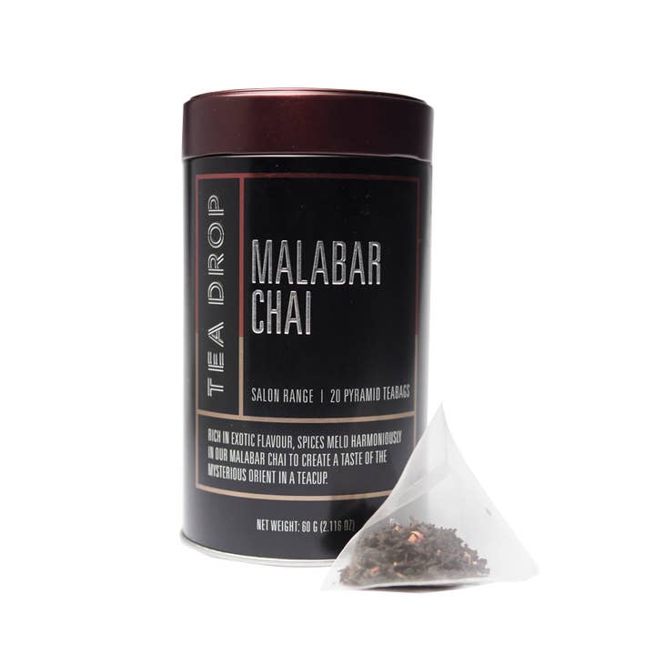 Malabar Chai Salon Tin for wholesale by Tea Drop Pty Ltd