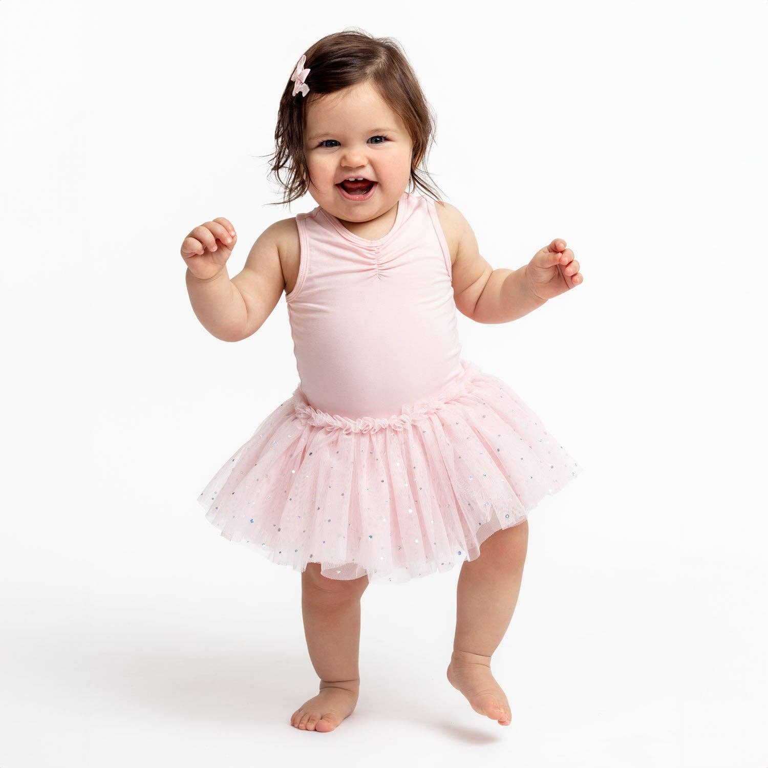 Rose Ballet Minnie : Robe tutu rose à nœud pour bébé en vente sur Faire1