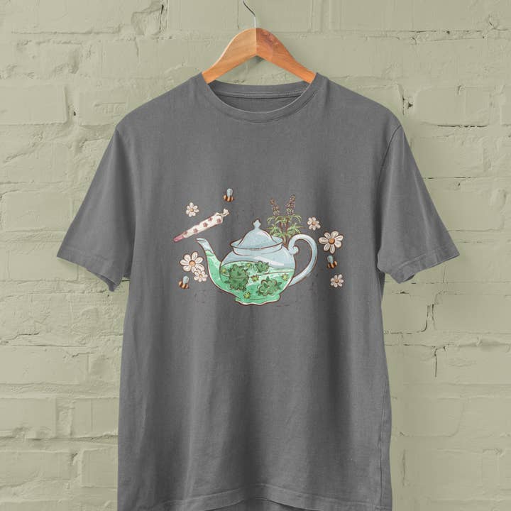 Wiet Thee Grafisch Topje voor wholesale door amarieacreates