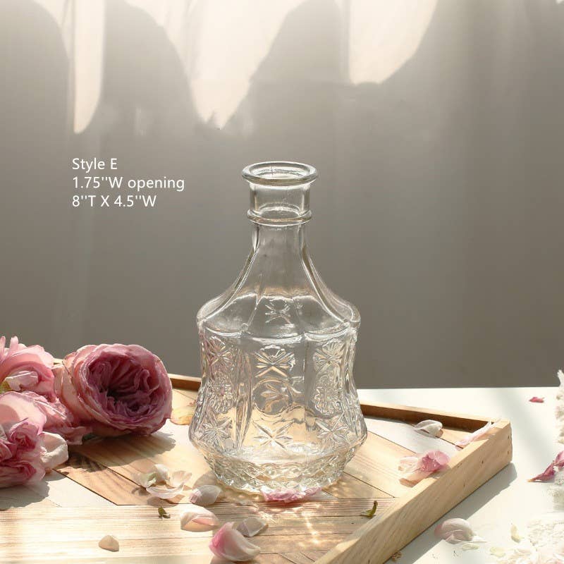 Sweet Home Deco – Vaso por atacado – Vaso de vidro de flor de primavera rústico, vaso tamanho jumbo, vaso de mesa4