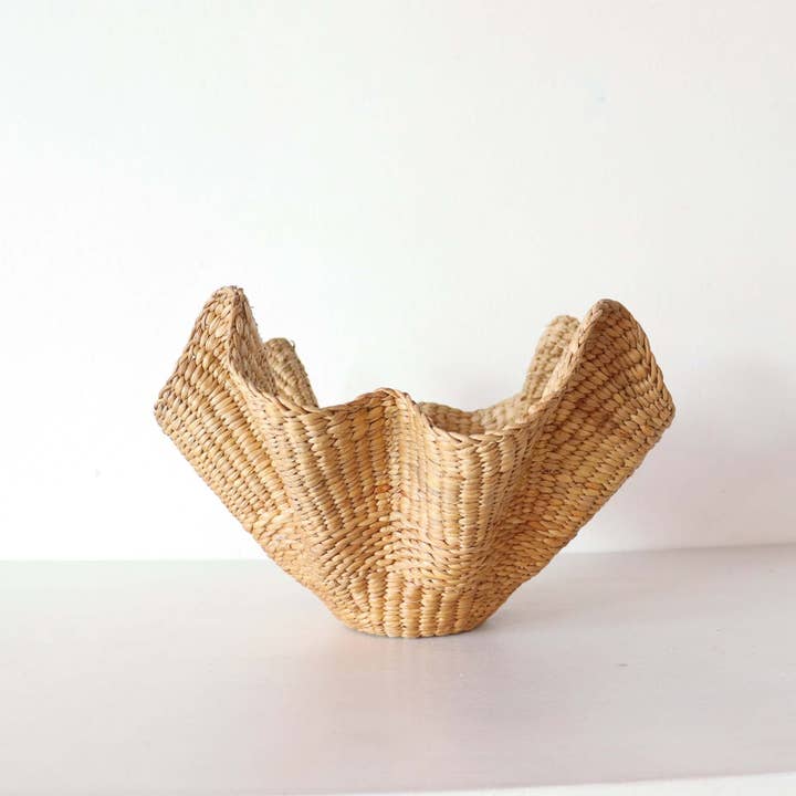 JI RA JED - Natural color Basket and Tray for wholesale by Thaihomeshop