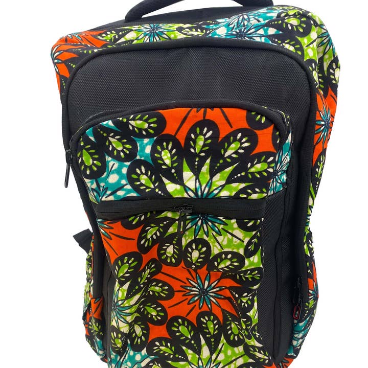 Satsuma Wholesale - Vendita all'ingrosso Zaino - Donna - Zaino con Stampa Africana | Borsa per Laptop1