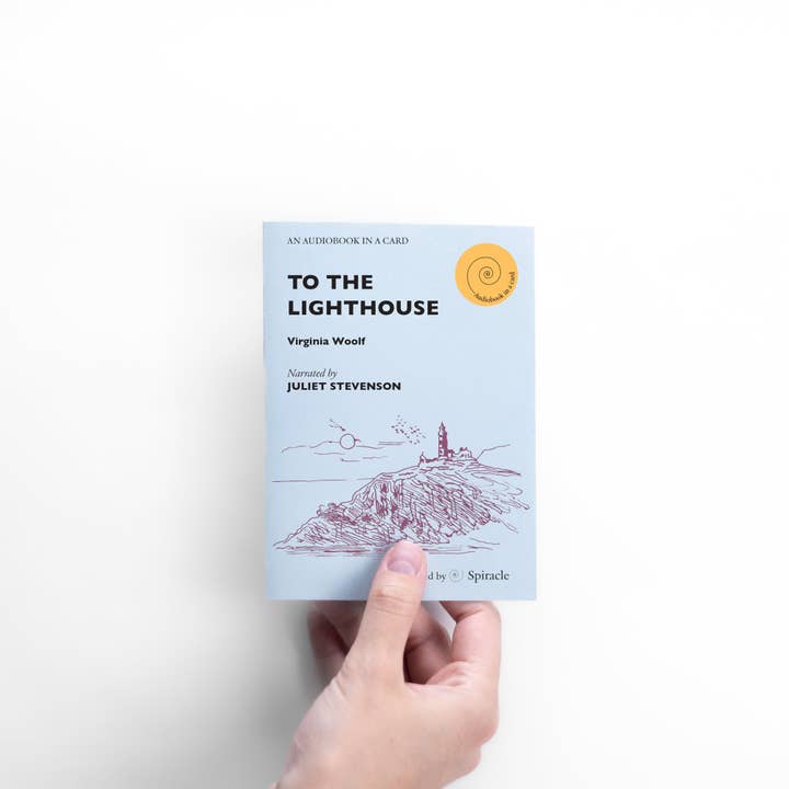 Spiracle Audiobooks - Wholesale Everyday Greeting Card - Audiobook in a Card: To The Lighthouse by Virginia Woolf7