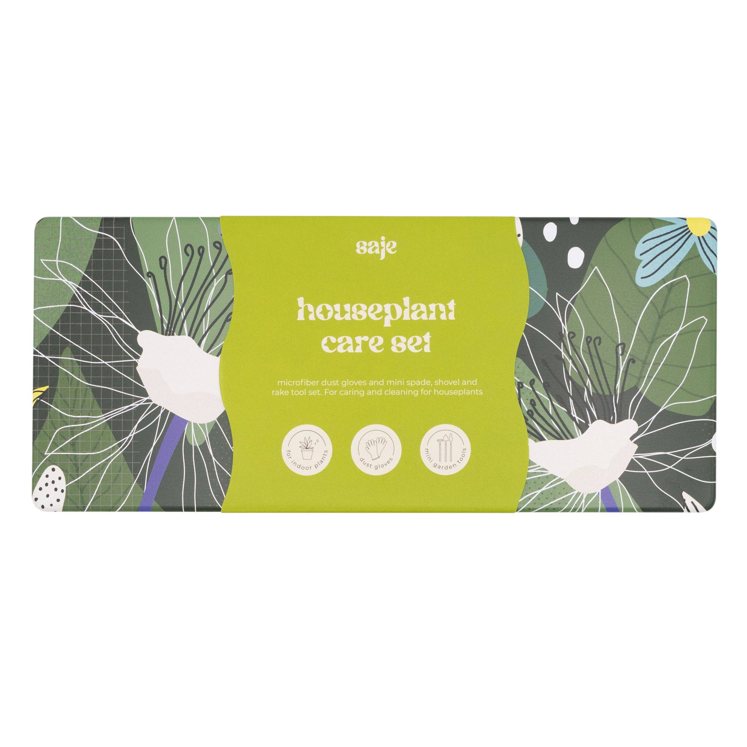 Robert Frederick Ltd - Wholesale Garden Tool - Saje House Plant Care Kit - Leaf Dust Gloves and Mini Tools - Keep Indoor Plants Healthy10