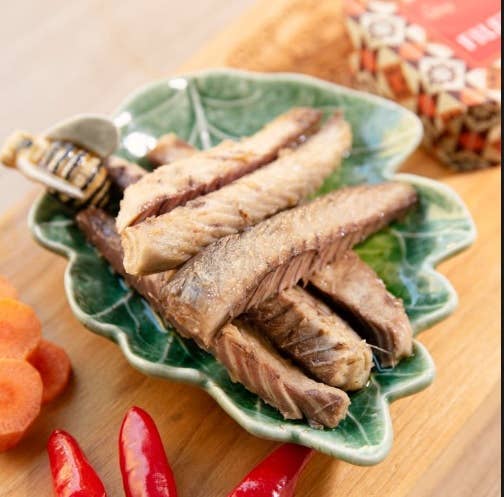International Loft - Wholesale Tinned Fish - Briosa Gourmet Spiced Mackerel Fillets in Olive Oil1