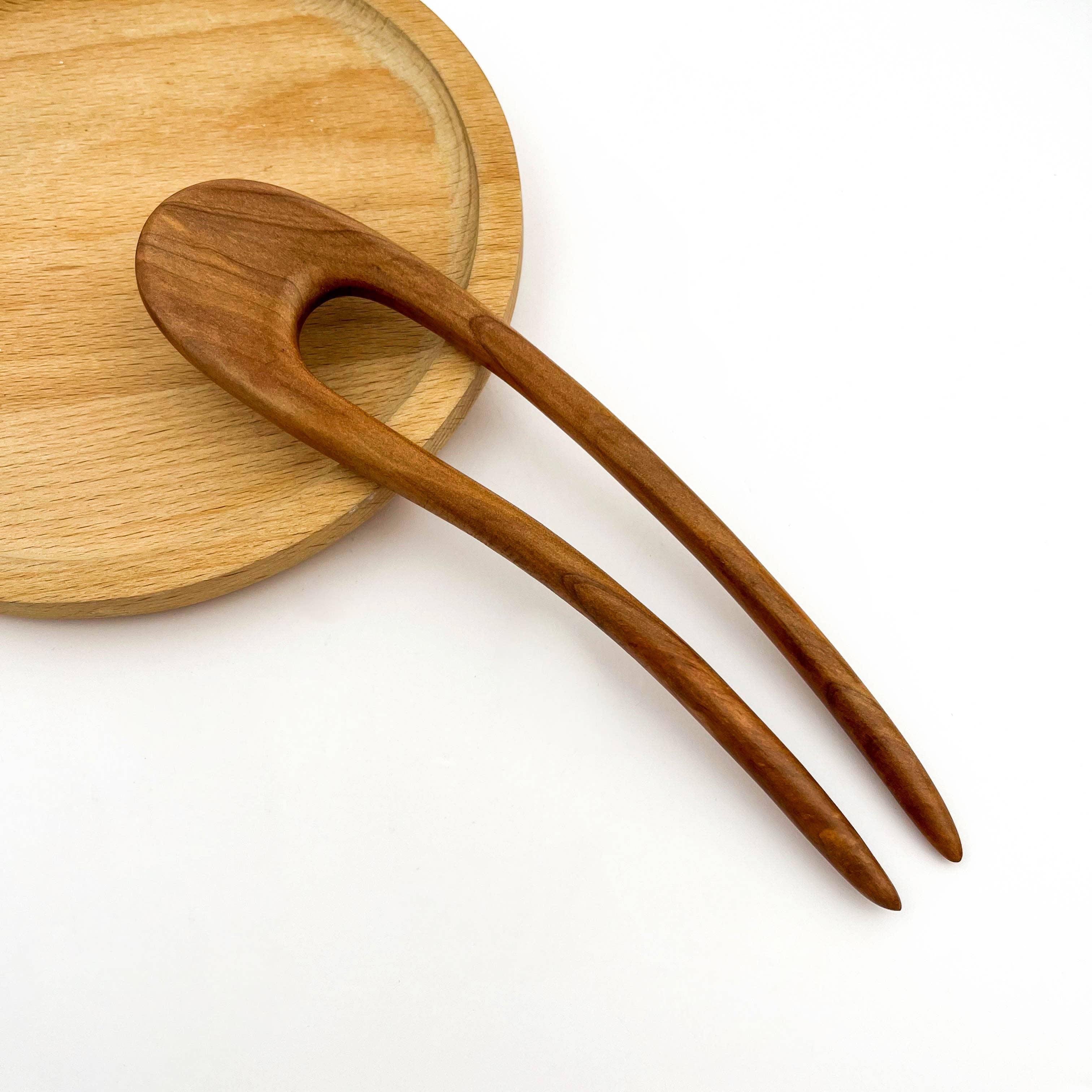 TheDivaSoap - Venta al por mayor Horquillas para el pelo - Horquilla de Madera en Forma de U2