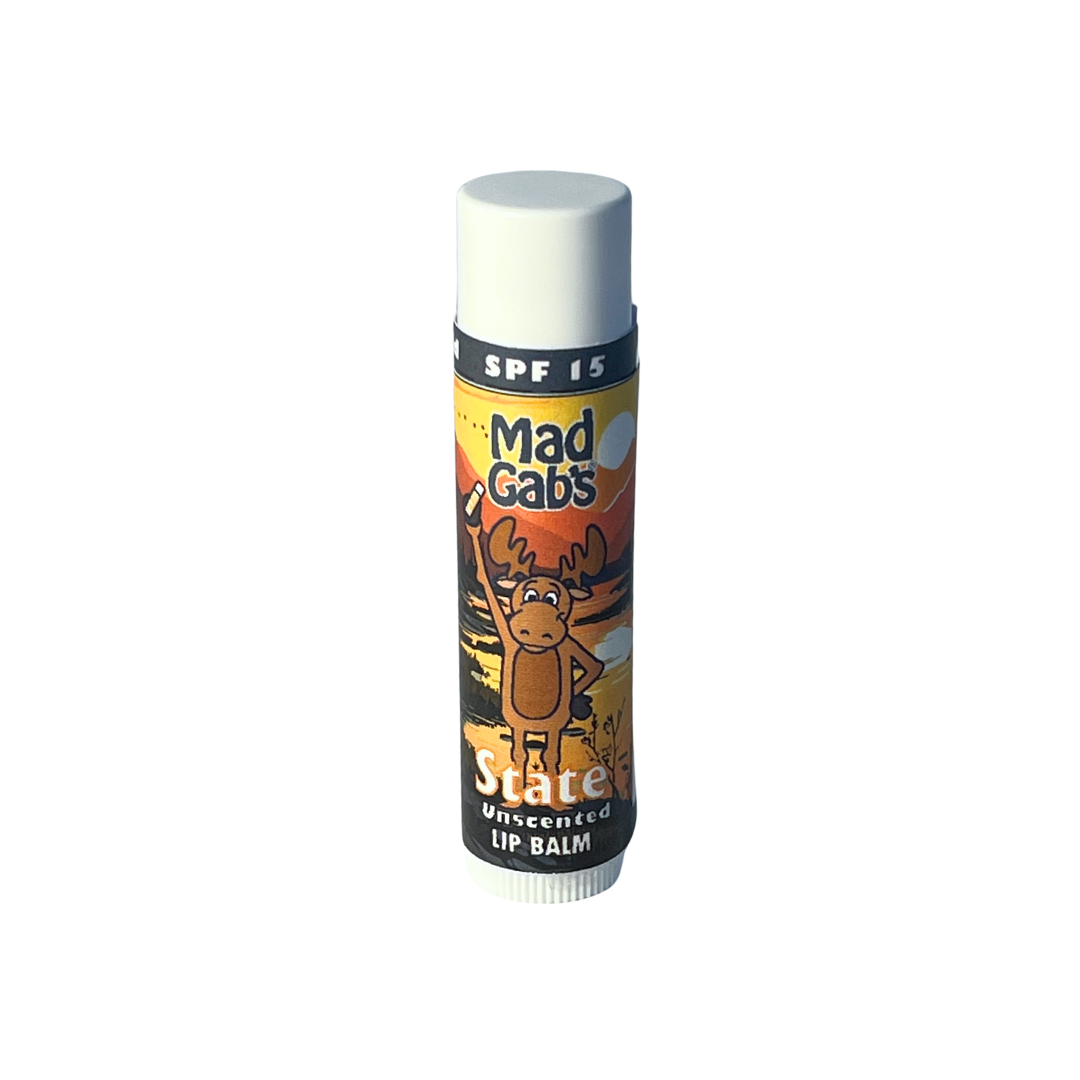 Mad Gab's - Wholesale Lip Balm - SPF 15 Custom Name-Drop Moose Lip Balm0