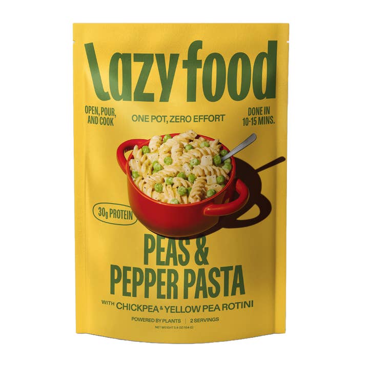 Lazy Food Co - Vendita all'ingrosso Pasta - Pasta proteica da 30 g | Piselli e pepe