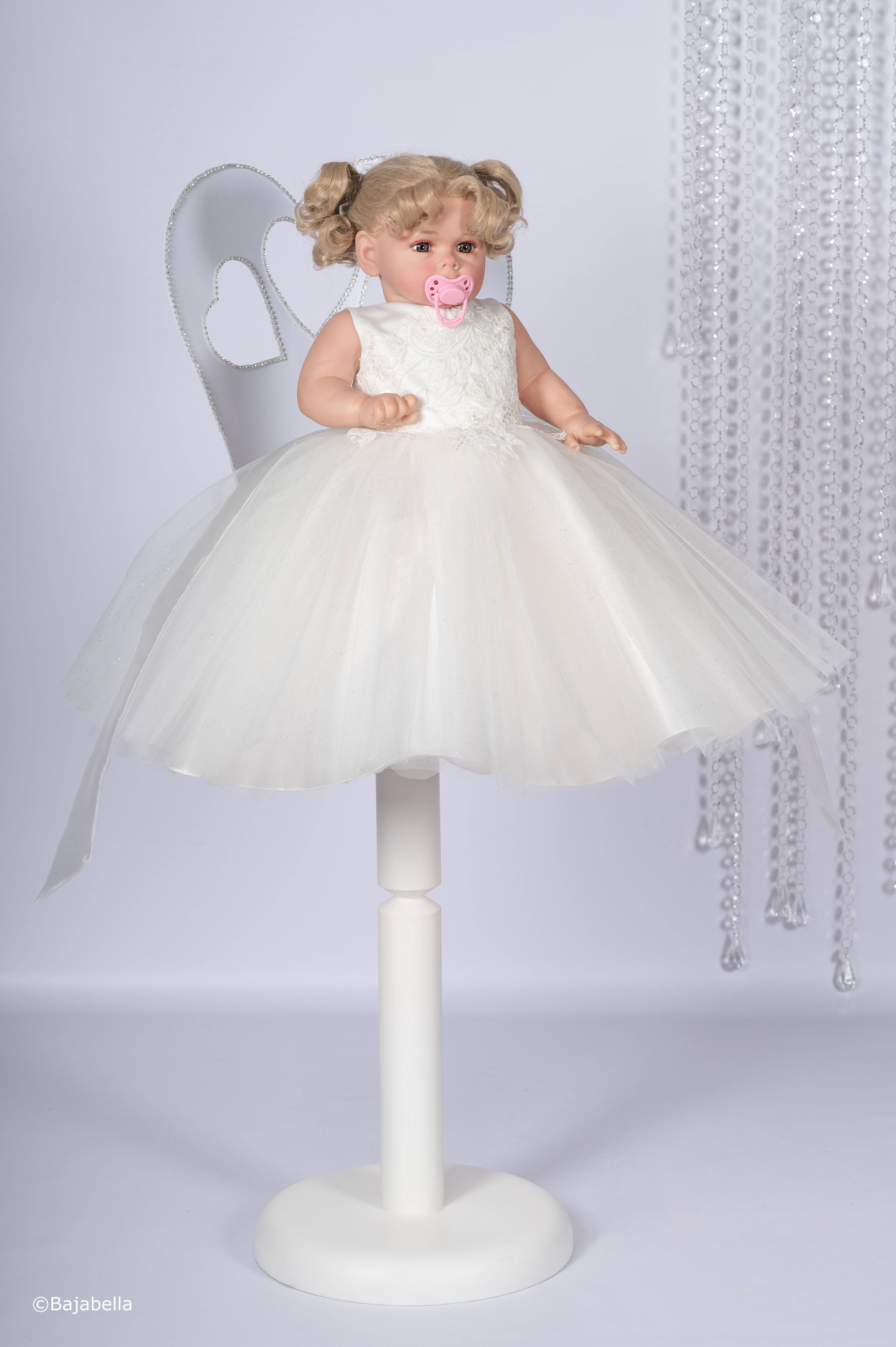 Bajabella - Wholesale Dress - Kids - Flower girl dress with embroidery lace, baby girl dress1
