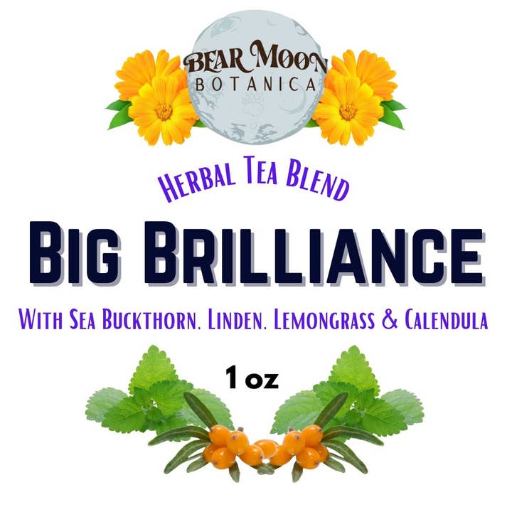 Grote Briljantie Kruidentheemelange voor wholesale door Bear Moon Botanica