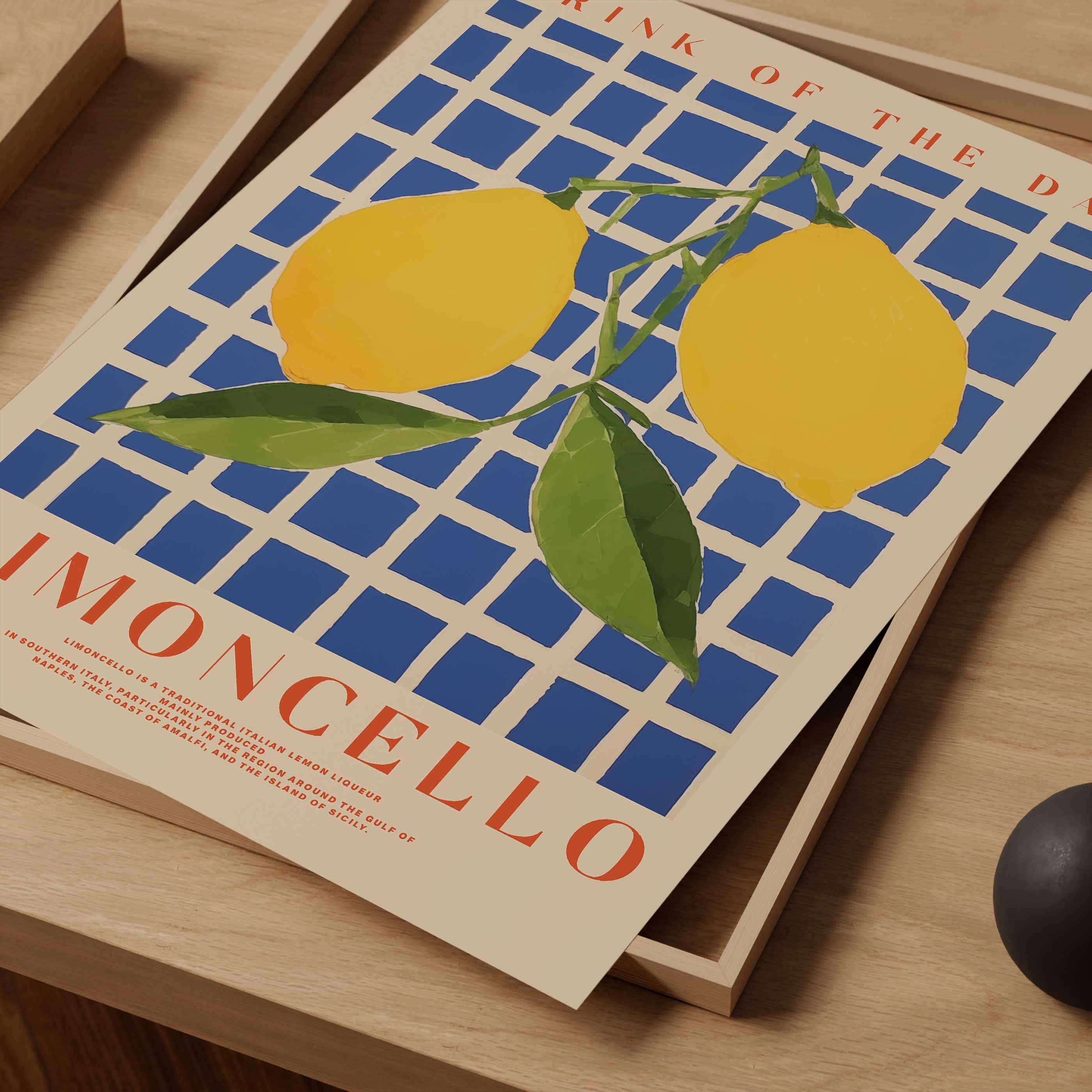 D'LUXE PRINTS - Wholesale Poster - Drink Of The Day: Limoncello Print5