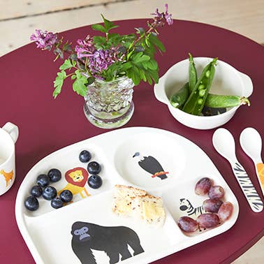 Barbo Toys - Wholesale Dinnerware Set - Kids & Baby - Safari - 4 room Melemine Mealtime Set1