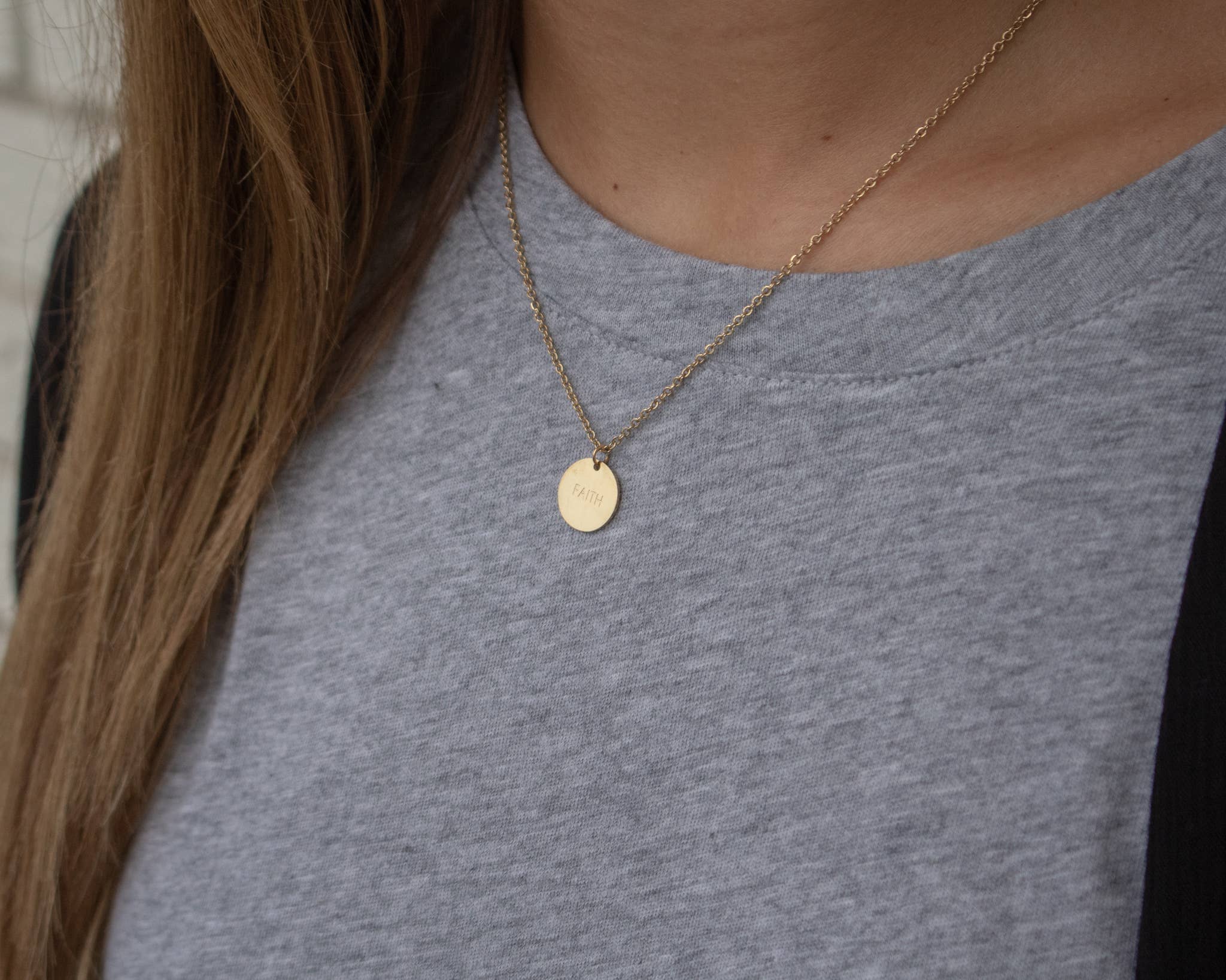 The Vintage Sparrow - Wholesale Pendant/Charm Necklace - Faith Pendant4