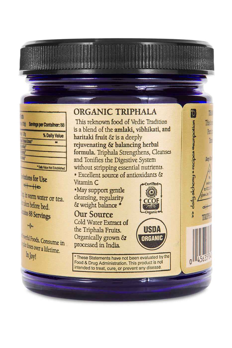 Sun Potion - Wholesale Protein/Superfood Powder - Triphala (Organic Cold Water Extract Powder)3