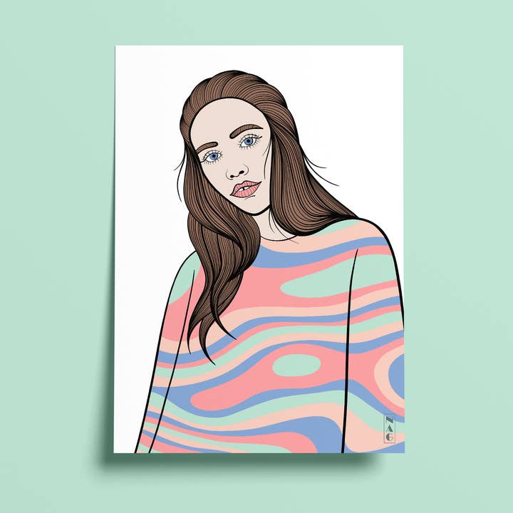 Willow | Print for wholesale by Nathalie Anna Gill