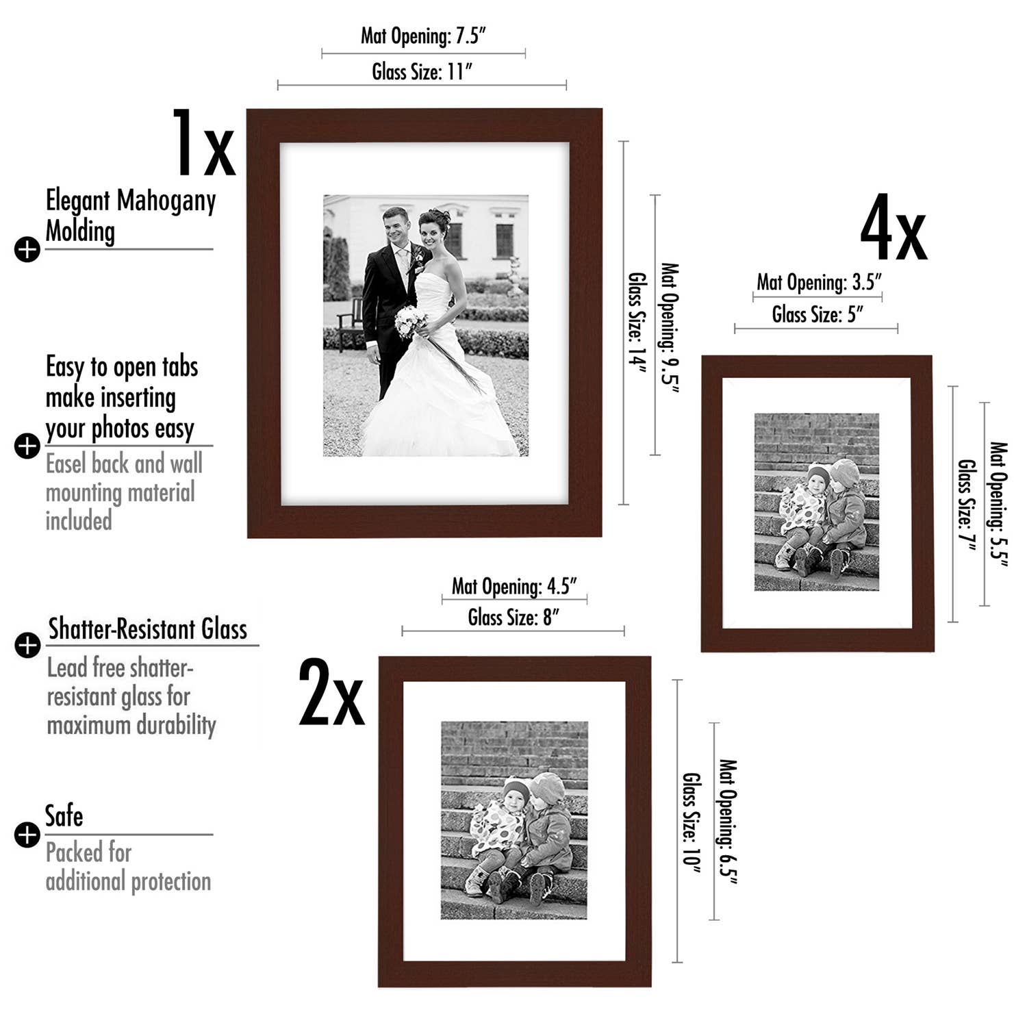 Americanflat - Wholesale Picture Frame - Americanflat Gallery Wall Frame Set (7 Pack)32