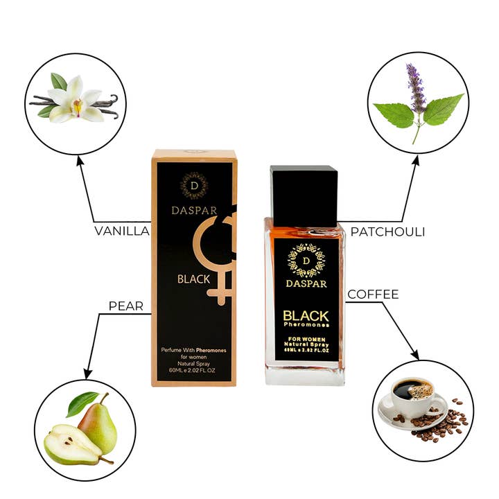 Daspar - Wholesale Perfume/Eau de Toilette - DASPAR BLACK WOMEN PERFUME WITH PHEROMONES 2.02 OZ1