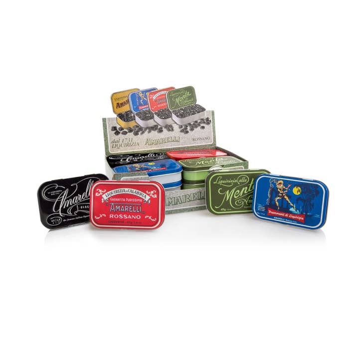 MIXED DISPLAY 40g Gift Box Made in Italy for wholesale by Amarelli Fabbrica Di Liquirizia