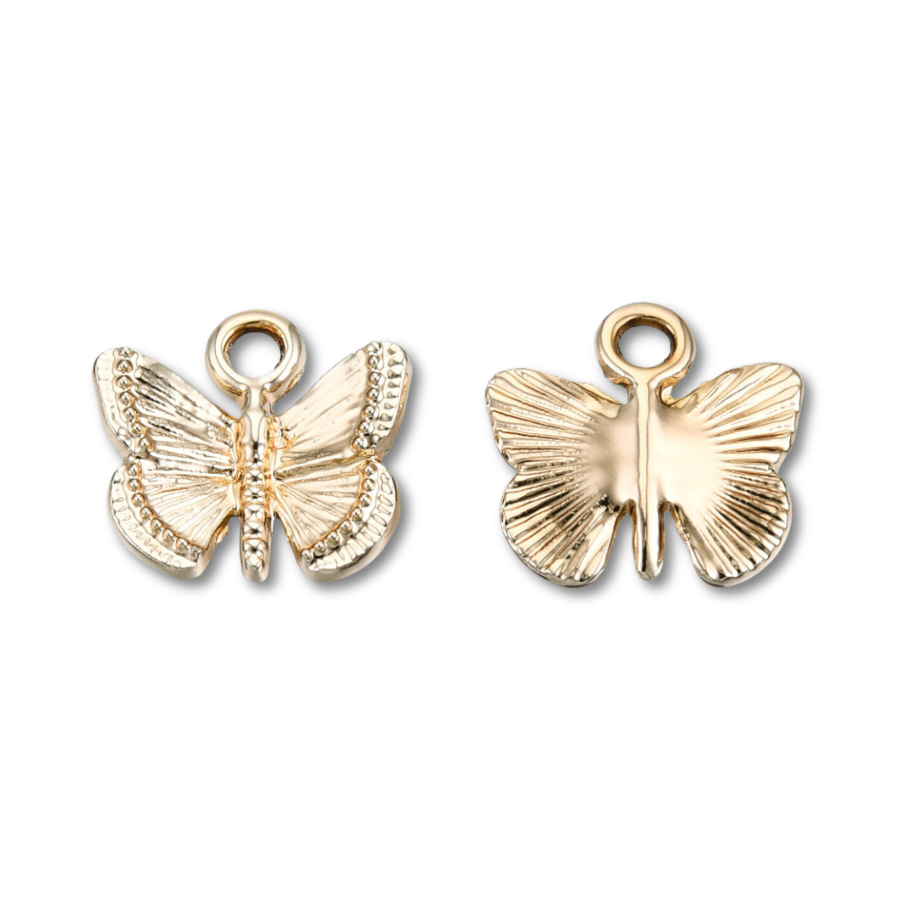 Love, Paige Designs – wholesale Individual charm/pendant – Butterfly Gold Charm1