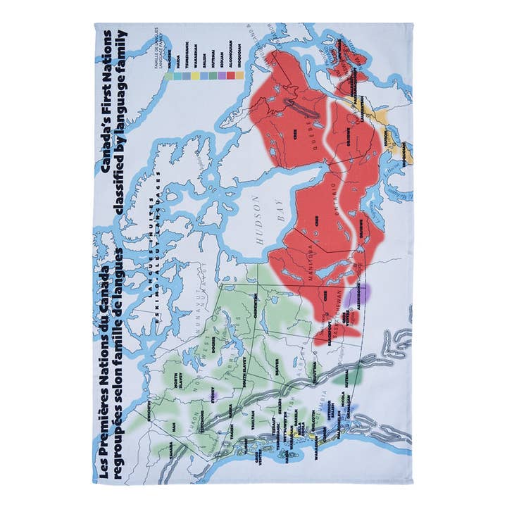 Torchon des Premières Nations du Canada pour la vente par Radical Tea Towel
