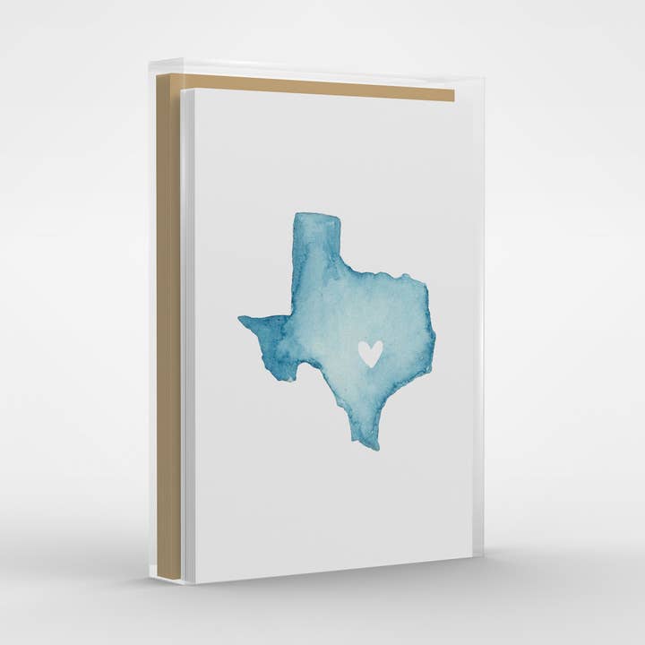 Austin, Texas Card - Set of 6 for wholesale by kathyphantastic