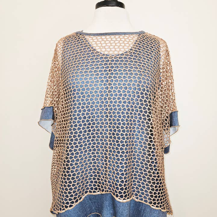 Mesh Topper for wholesale by Vine Street Apparel