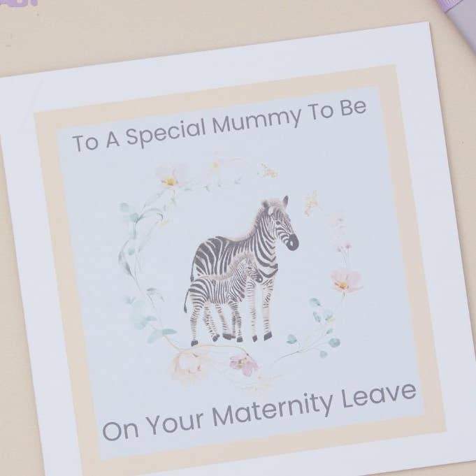 Maternity Leave Baby Greeting Card for wholesale by Sjstationery