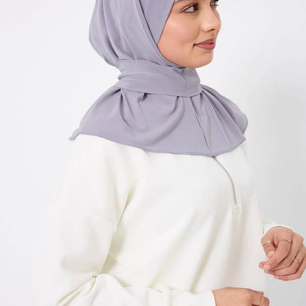 Akoya Hijabs - Wholesale Hijab - Women's - Instant Sandy Hijab With Snap Back Button6