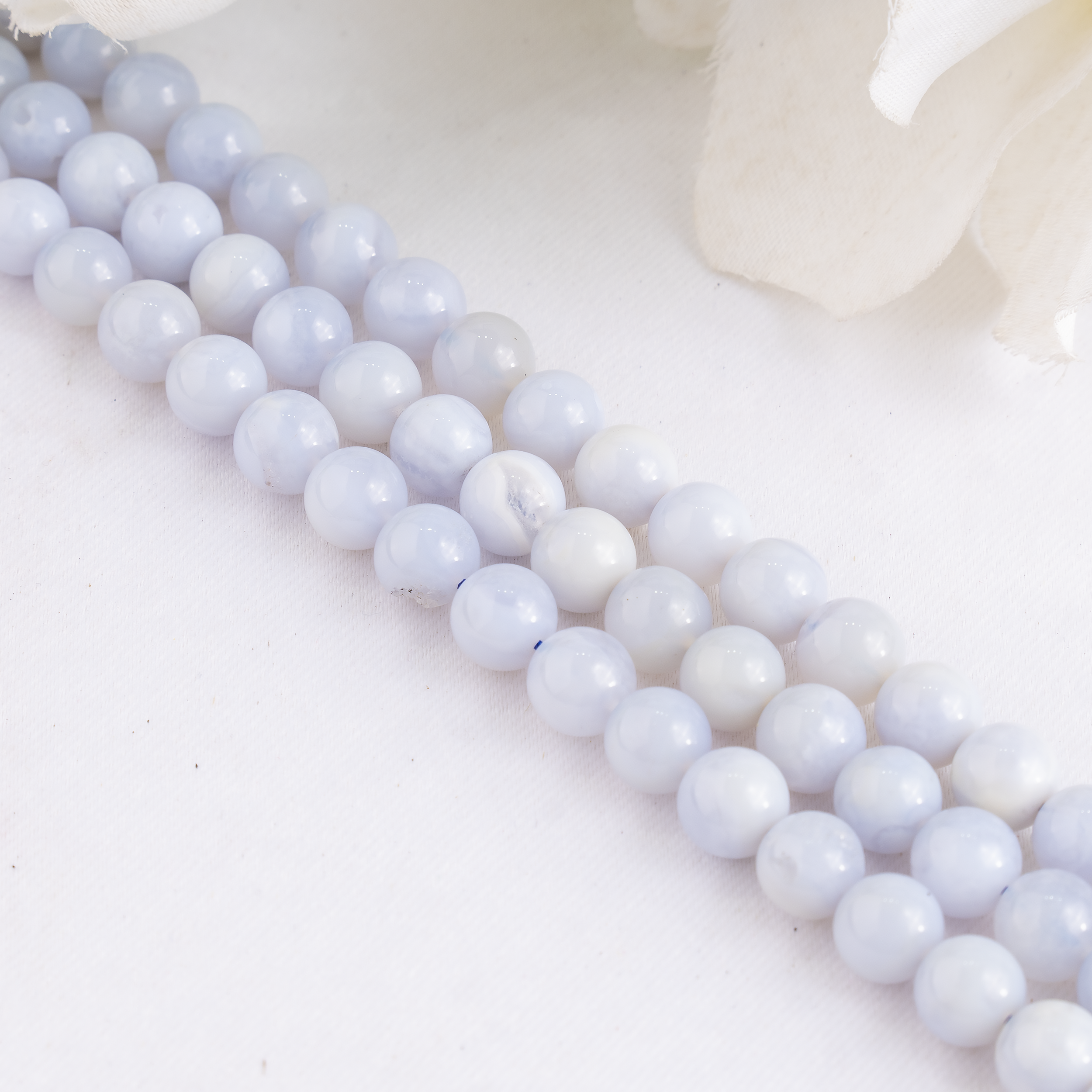 Soothing Crystals Beads – Großhandel Perlen – Kristall Schmuckperlen | Blaues Spitzenachat | Edelsteinperlen7