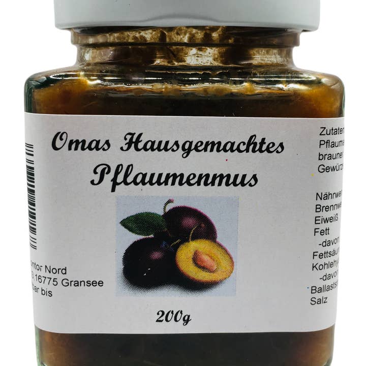 Delikatessen Kontor Nord - Wholesale Jam/Jelly - Grandma's Homemade Plum Jam 200g0