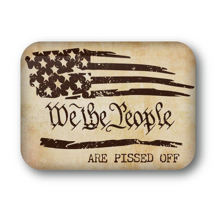 Aimant politique : nous, le peuple pour la vente par BetterMagnets.com by Design Studio 88 Inc