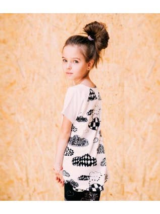 Bianco Maglietta Nuria la lontra in vendita all'ingrosso su Faire0