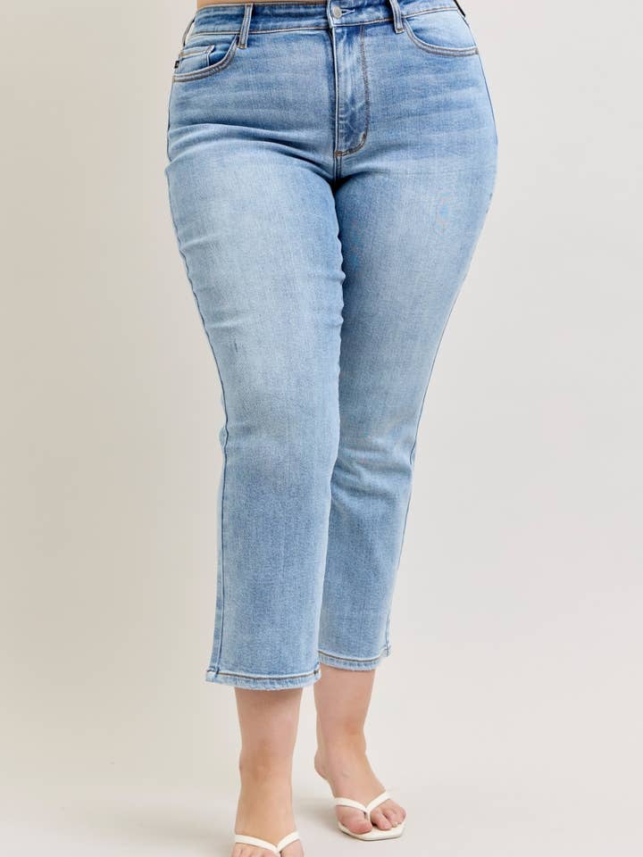 HW Ankle Straight - PLUS for wholesale by Judy Blue Jeans