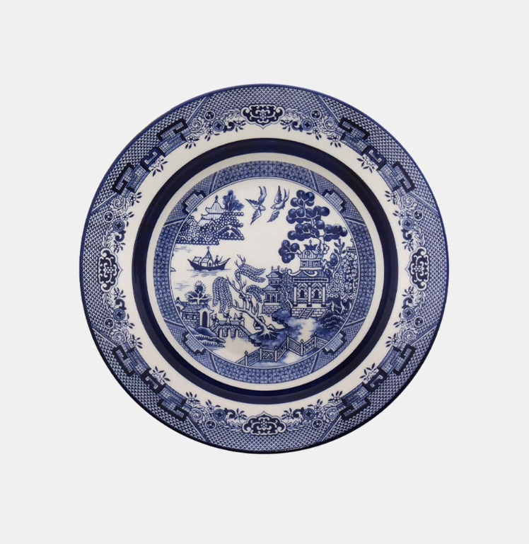 ANNOVA - Wholesale Dinnerware Set - Oxford FLAMINGO Blue Willow Porcelain6