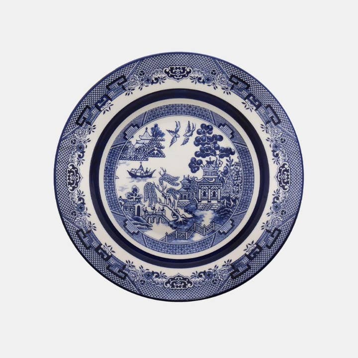ANNOVA - Wholesale Dinnerware Set - Oxford FLAMINGO Blue Willow Porcelain6