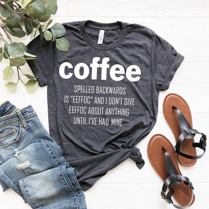 Kaffe stavet baglæns for engroshandel hos WTF Label