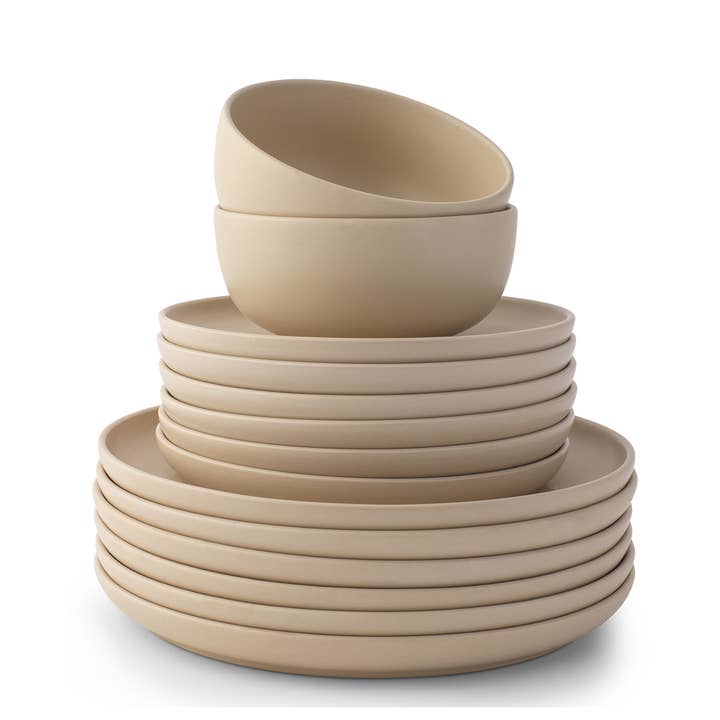 JoyJolt – wholesale Servisset – JoyJolt Mesa 18-delars porslinsservis i stengods