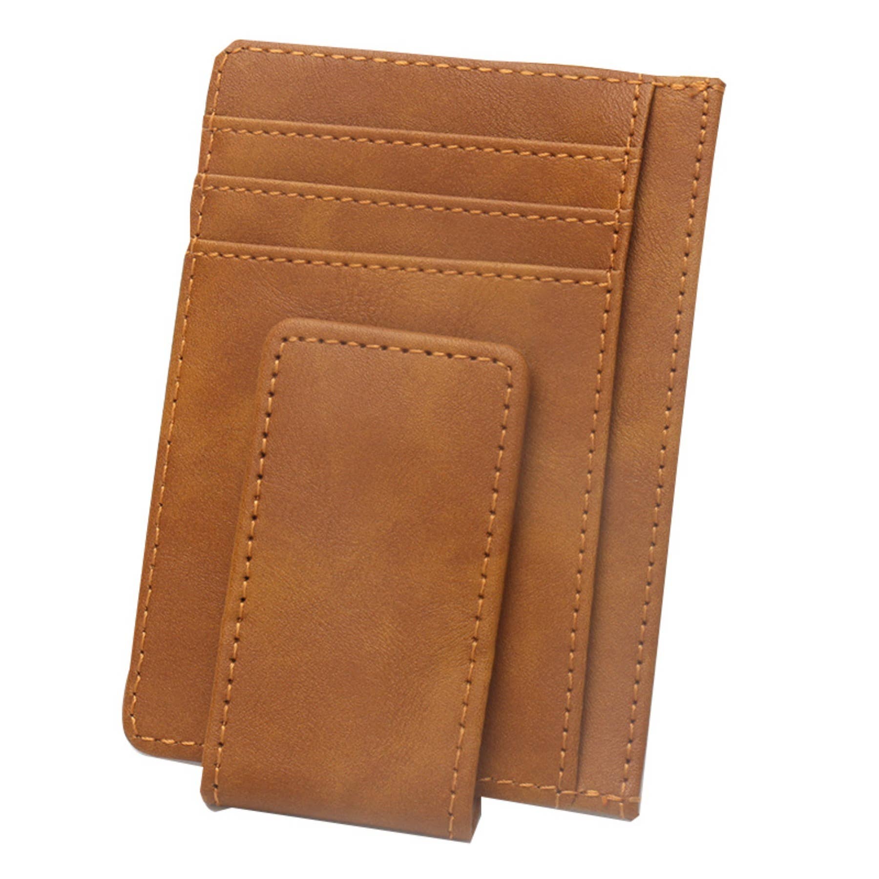 wandf - Wholesale Wallet - Men's - Money Clip Leather Magnetic Front Pocket Wallet Slim for Men1