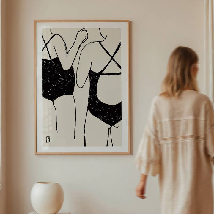 "Sis No. 04" Giclée Fine Art Print for wholesale by Pascale Berkowitz Studio Art