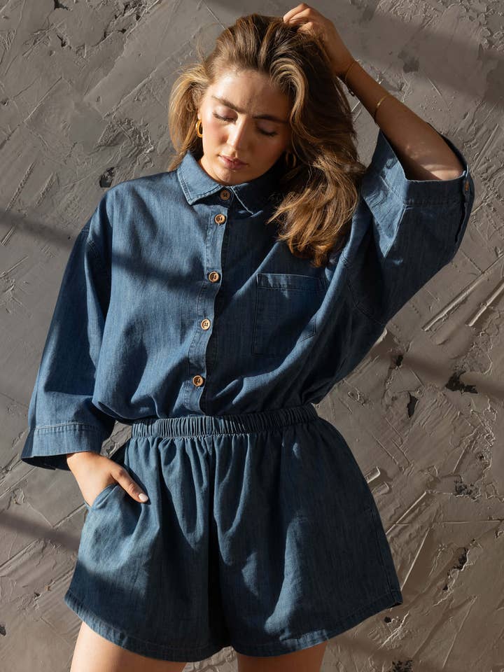The Chambray Denim Shirt for wholesale on Faire3