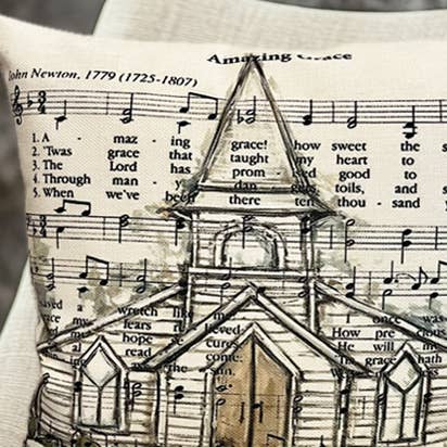 Rustic Nester - Wholesale Throw/Decorative Pillow - Amazing Grace throw Pillow, Christian Faith home decor3