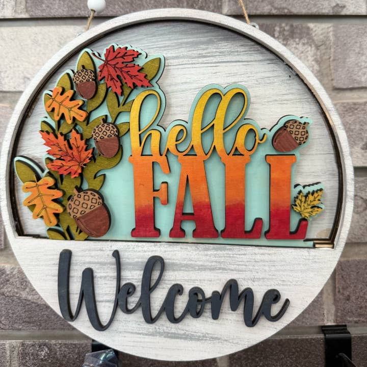 Paisley Grace Makery - Wholesale DIY craft kit - Drop In Fall 3D LASER PROJECT - P014140