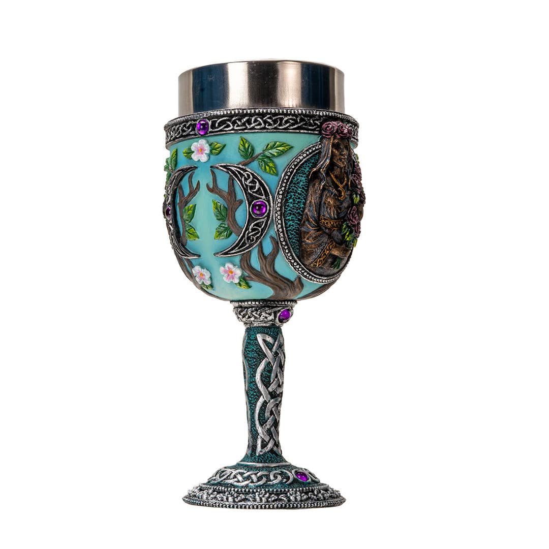 Pacific Trading - Wholesale Wine Glass - Triple Goddess Maiden Goblet2